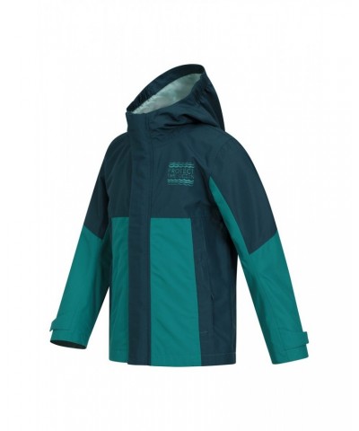 Steve Backshall Explore Kids Waterproof Jacket Teal $41.65 Jackets