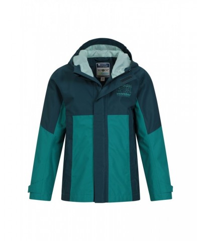 Steve Backshall Explore Kids Waterproof Jacket Teal $41.65 Jackets