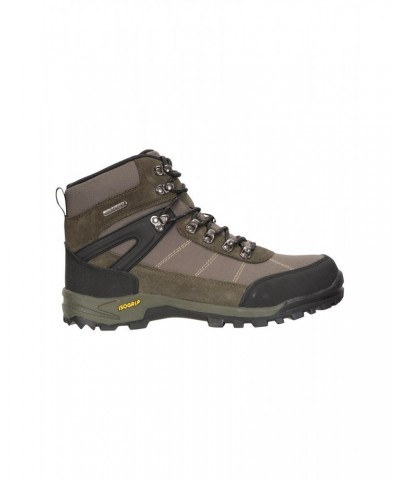 Storm Mens Waterproof IsoGrip Boots Khaki $39.60 Footwear