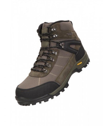 Storm Mens Waterproof IsoGrip Boots Khaki $39.60 Footwear