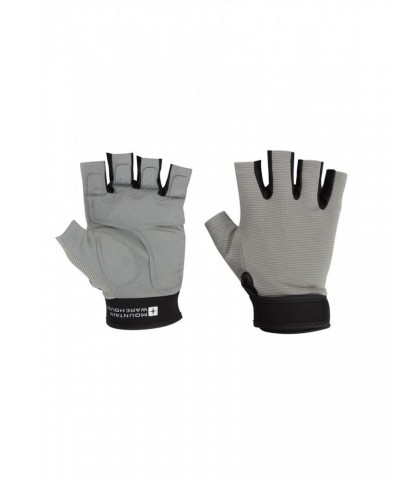 Universal Fingerless Fishing Gloves Grey $11.87 Ski