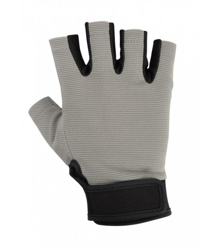 Universal Fingerless Fishing Gloves Grey $11.87 Ski