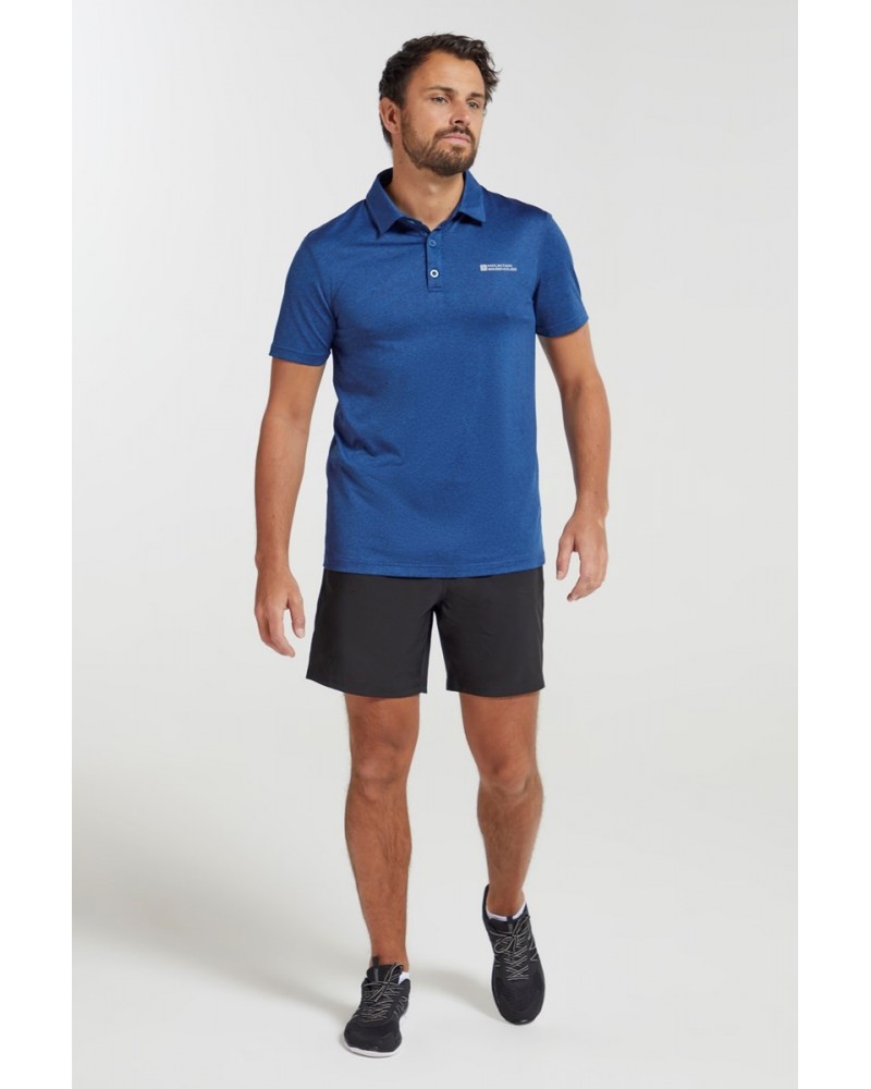 Deuce IsoCool Mens Polo Dark Blue $13.53 Tops