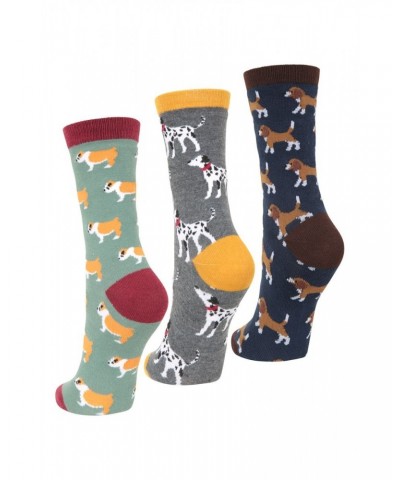 Recycled Cotton Womens Socks 3-Pack Navy $12.74 Accessories