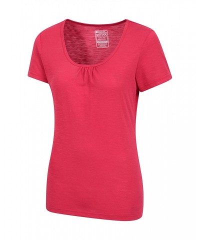 Agra Quick-Dry Womens T-Shirt Red $13.49 Tops