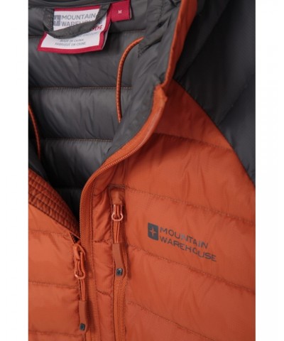 Henry II Extreme Mens Down Jacket Burnt Orange $40.50 Jackets