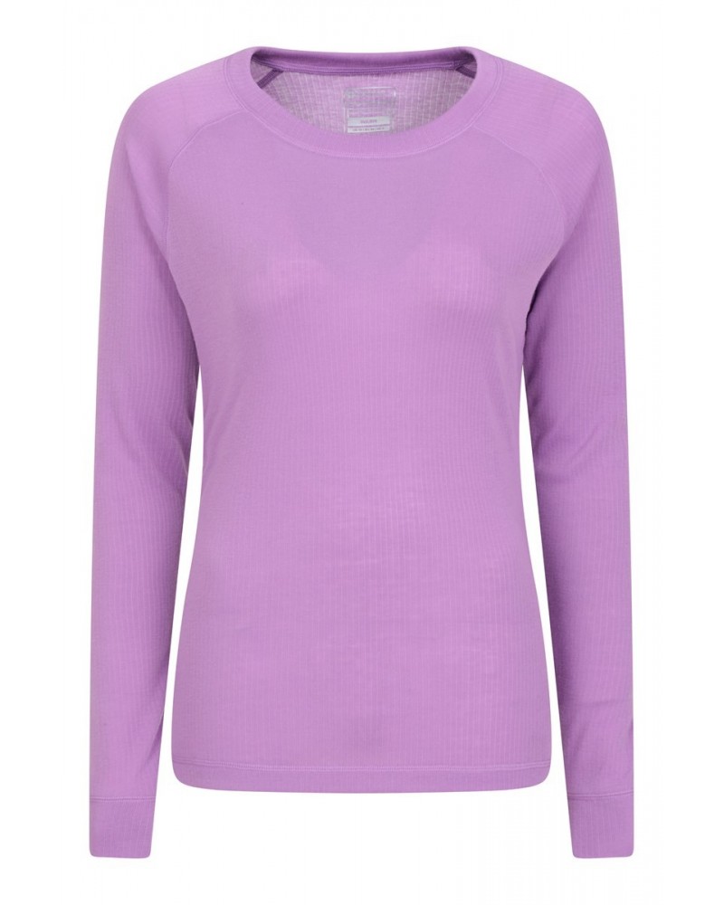 Talus Womens Thermal Top Light Purple $12.99 Thermals