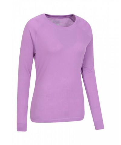 Talus Womens Thermal Top Light Purple $12.99 Thermals