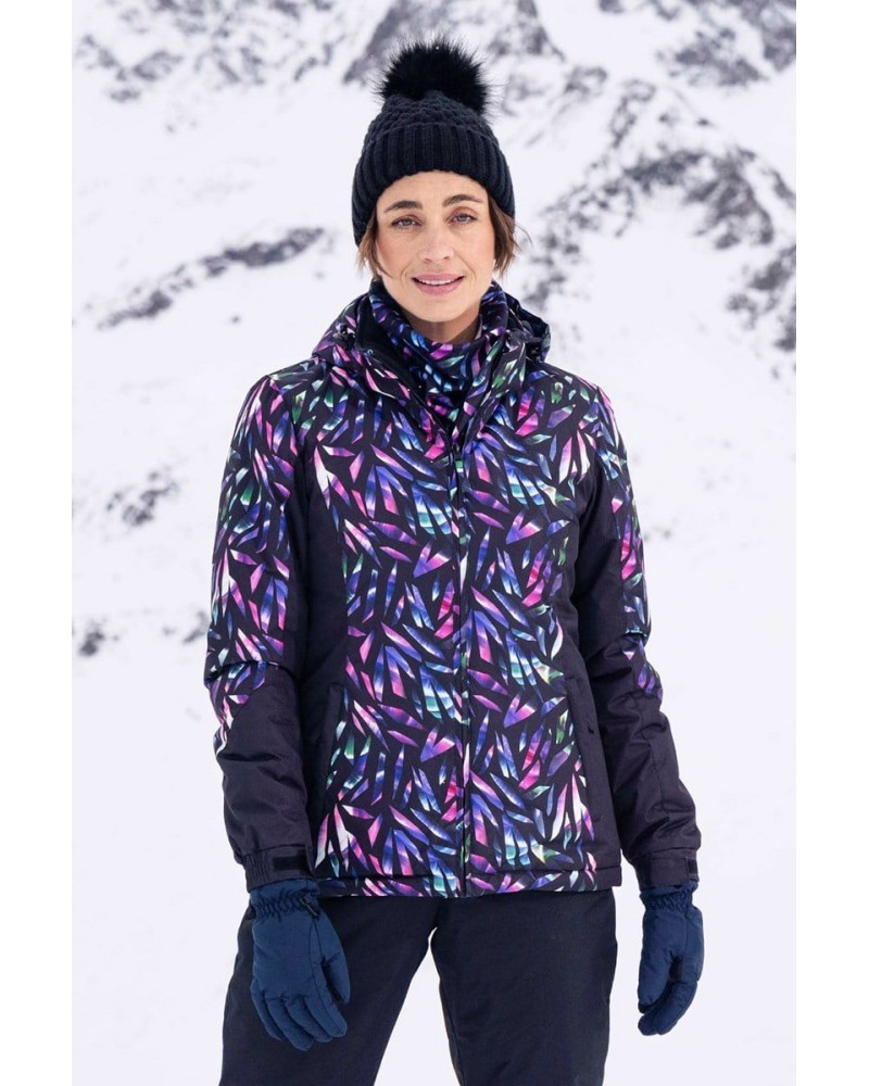 Dawn II Womens Printed Ski Jacket Kaleidoscope Print $28.08 Jackets