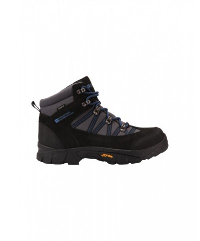 Edinburgh Vibram Youth Waterproof Hiking Boots Cobalt $40.79 Footwear