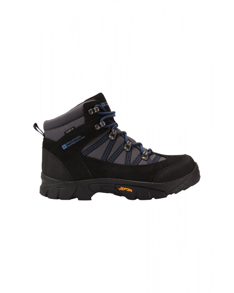 Edinburgh Vibram Youth Waterproof Hiking Boots Cobalt $40.79 Footwear