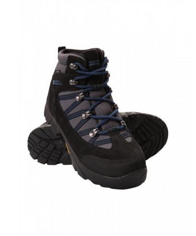 Edinburgh Vibram Youth Waterproof Hiking Boots Cobalt $40.79 Footwear