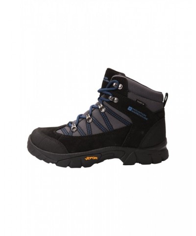 Edinburgh Vibram Youth Waterproof Hiking Boots Cobalt $40.79 Footwear