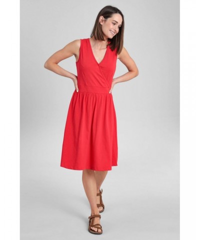 Newquay Womens Sleeveless Dress Red $18.86 Dresses & Skirts