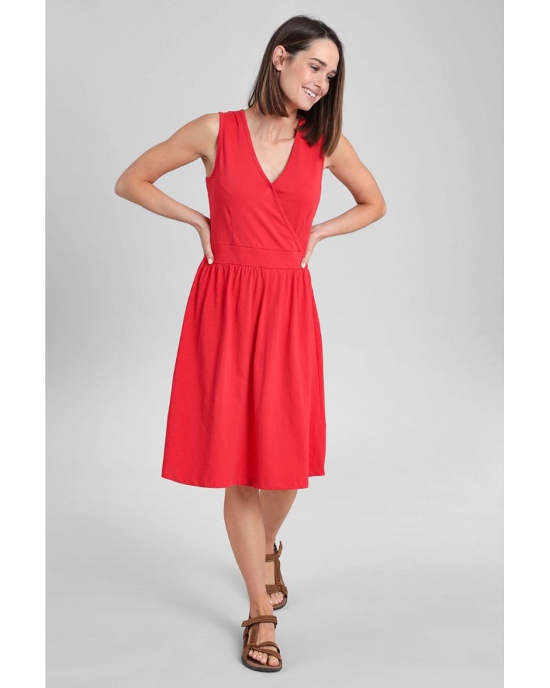 Newquay Womens Sleeveless Dress Red $18.86 Dresses & Skirts