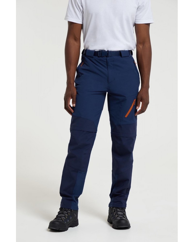 Forest Trekking Mens Zip Off Pants Navy $35.00 Pants