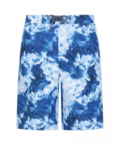 Ocean Printed Mens Boardshorts Blue $12.50 Pants