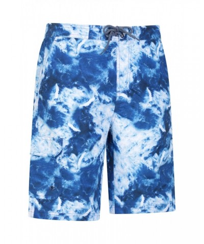 Ocean Printed Mens Boardshorts Blue $12.50 Pants