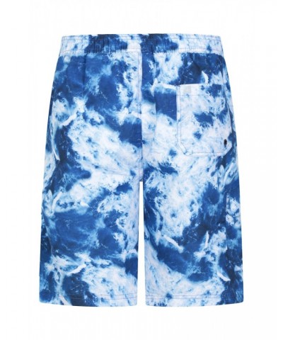 Ocean Printed Mens Boardshorts Blue $12.50 Pants