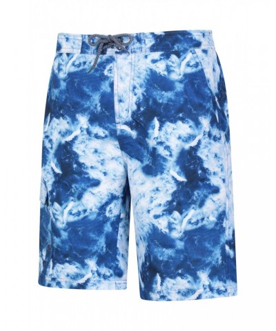 Ocean Printed Mens Boardshorts Blue $12.50 Pants