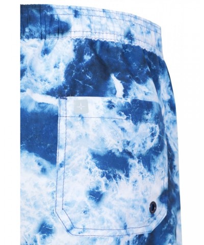 Ocean Printed Mens Boardshorts Blue $12.50 Pants