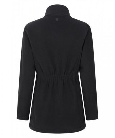 Birch Womens Longline Fleece Jacket Black $19.20 Fleece