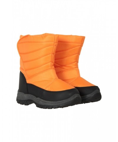 Caribou Toddler Adaptive Snow Boots Orange $17.39 Footwear