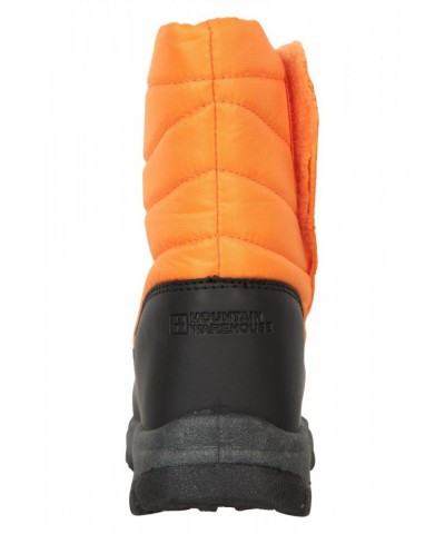 Caribou Toddler Adaptive Snow Boots Orange $17.39 Footwear