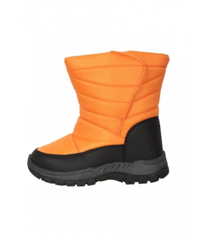 Caribou Toddler Adaptive Snow Boots Orange $17.39 Footwear