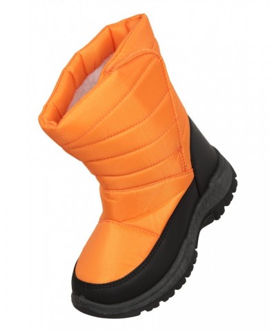 Caribou Toddler Adaptive Snow Boots Orange $17.39 Footwear