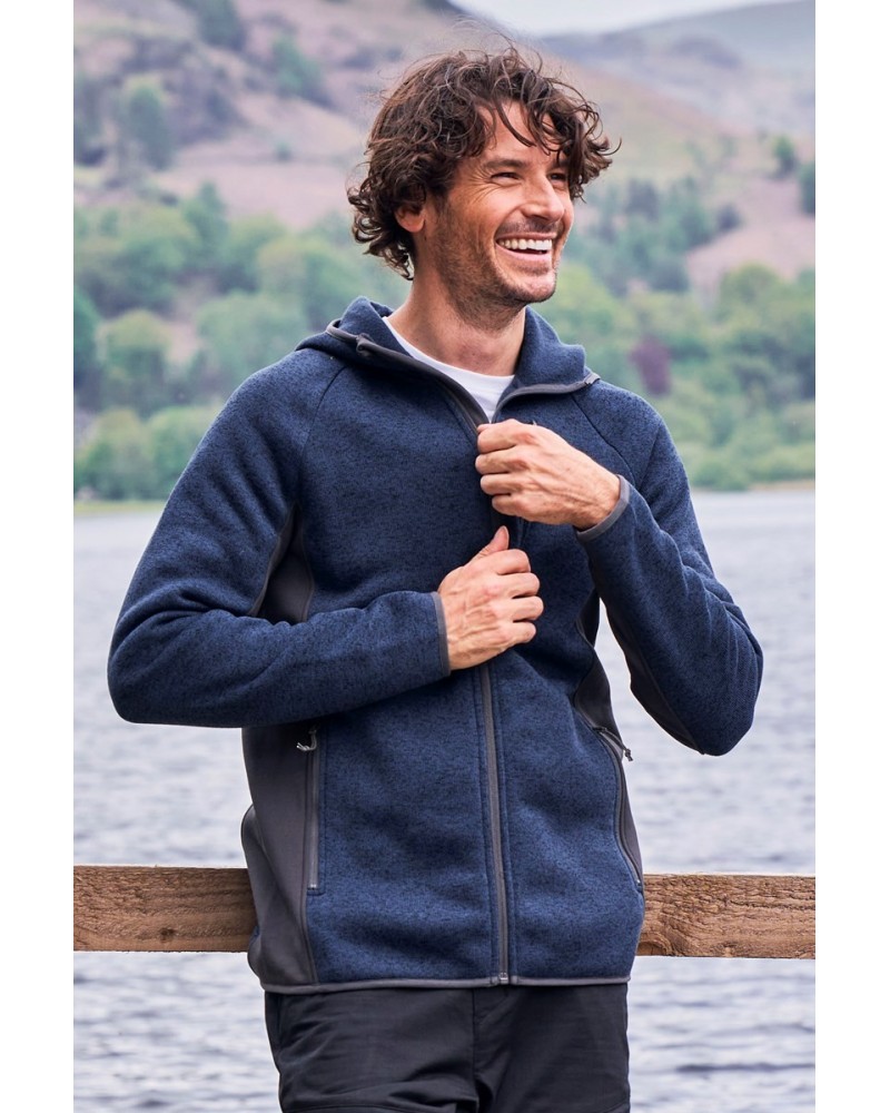 Treston Mens Hooded Fleece Navy $25.97 Fleece