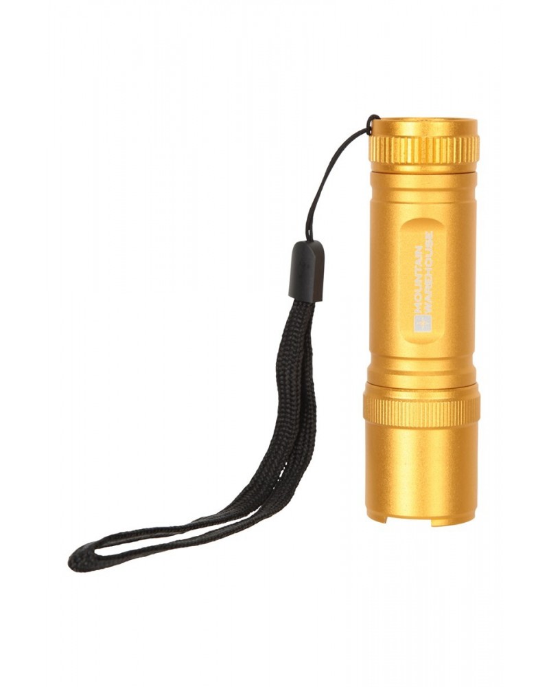 Cob Mini Flashlight II Gold $9.53 Walking Equipment