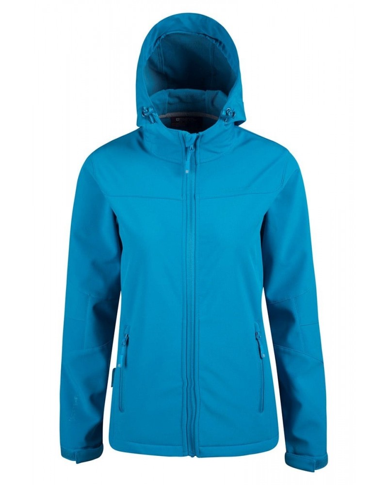 Exodus Womens Water Resistant Softshell Jacket Dark Teal $28.00 Jackets