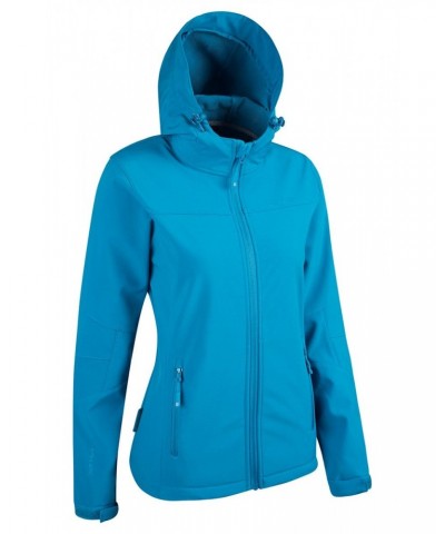 Exodus Womens Water Resistant Softshell Jacket Dark Teal $28.00 Jackets