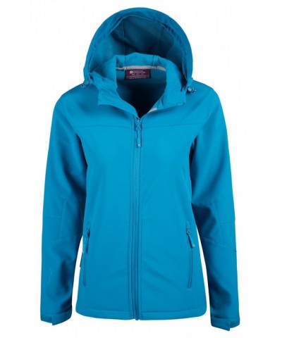 Exodus Womens Water Resistant Softshell Jacket Dark Teal $28.00 Jackets