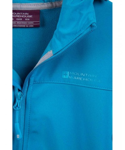 Exodus Womens Water Resistant Softshell Jacket Dark Teal $28.00 Jackets