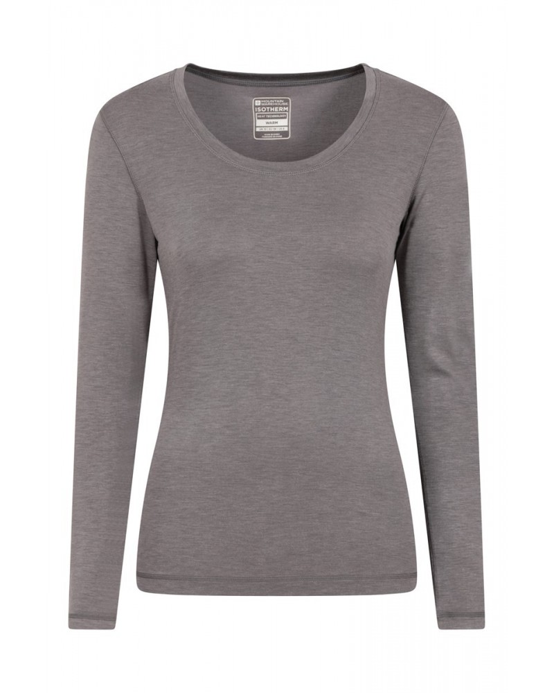 Keep The Heat II Womens Thermal Top Dark Grey $16.19 Thermals