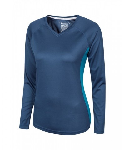 Endurance Womens Long Sleeve Top Teal $15.92 Active