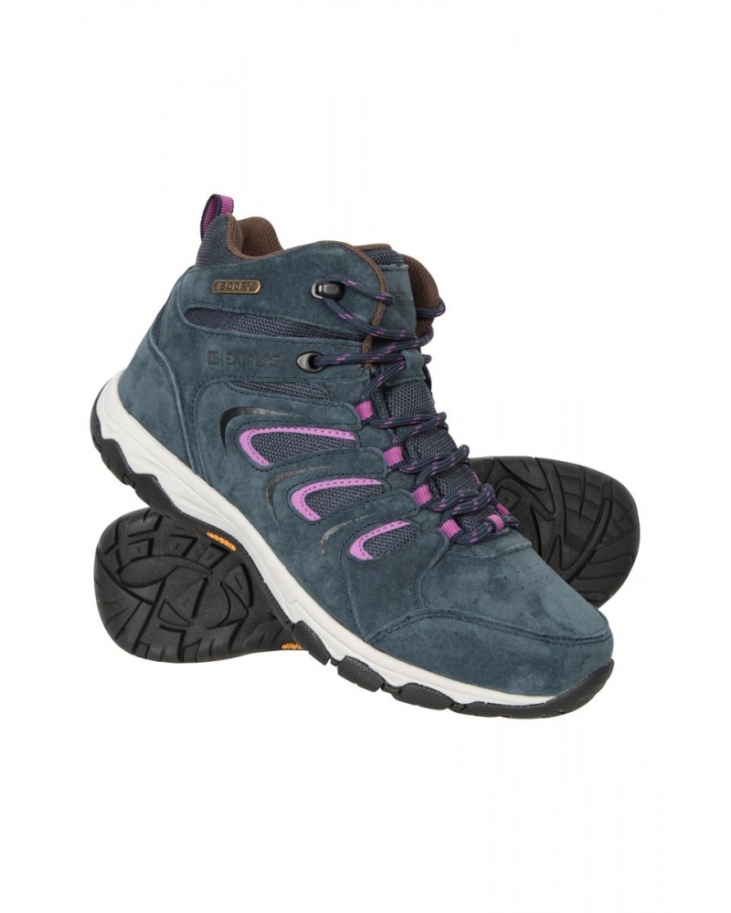 Aspect Extreme Womens Waterproof IsoGrip Hiking Boots Navy $49.50 Footwear