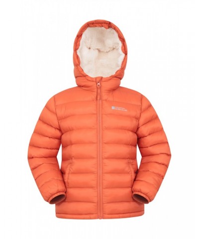 Seasons Fur-Lined Kids Insulated Jacket Orange $18.80 Jackets