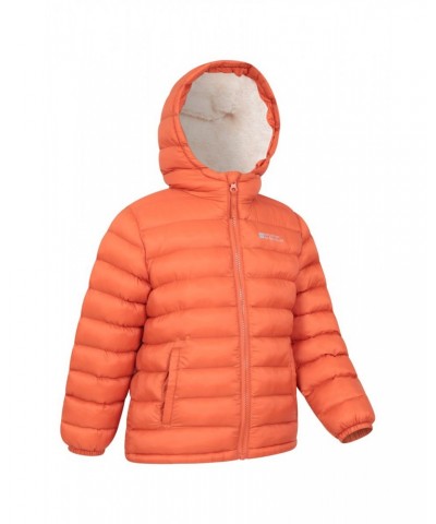 Seasons Fur-Lined Kids Insulated Jacket Orange $18.80 Jackets