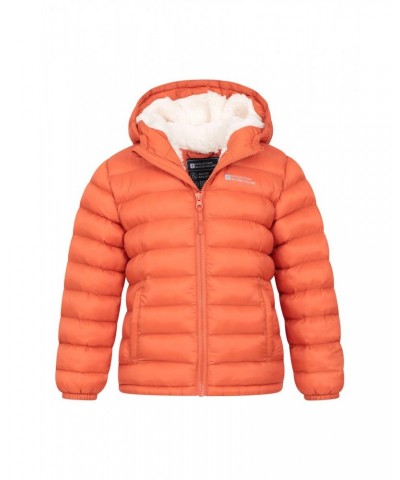 Seasons Fur-Lined Kids Insulated Jacket Orange $18.80 Jackets