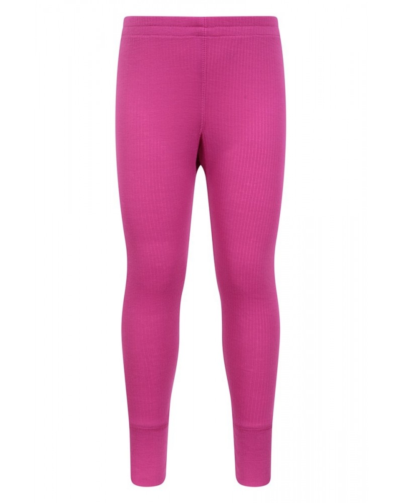 Talus Kids Base Layer Thermal Pants Bright Pink $10.79 Base Layers