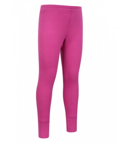 Talus Kids Base Layer Thermal Pants Bright Pink $10.79 Base Layers