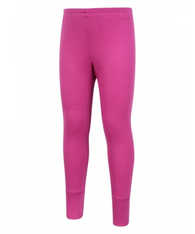 Talus Kids Base Layer Thermal Pants Bright Pink $10.79 Base Layers