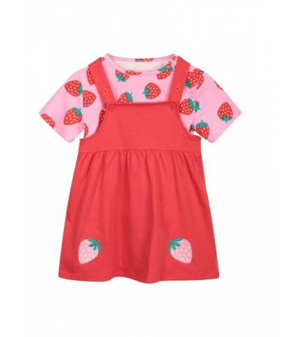 Baby Jersey Pinnie Set Pink $12.97 Babywear