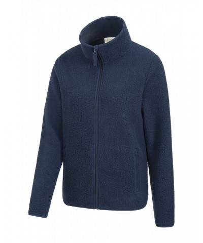 Cosmos Womens Recycled Fleece Jacket Navy $17.81 Fleece