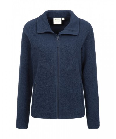 Cosmos Womens Recycled Fleece Jacket Navy $17.81 Fleece