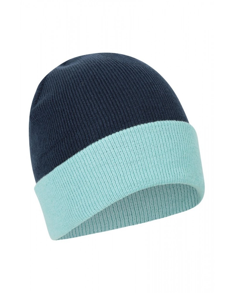 Augusta Kids Recycled Reversible Beanie Navy $10.25 Accessories