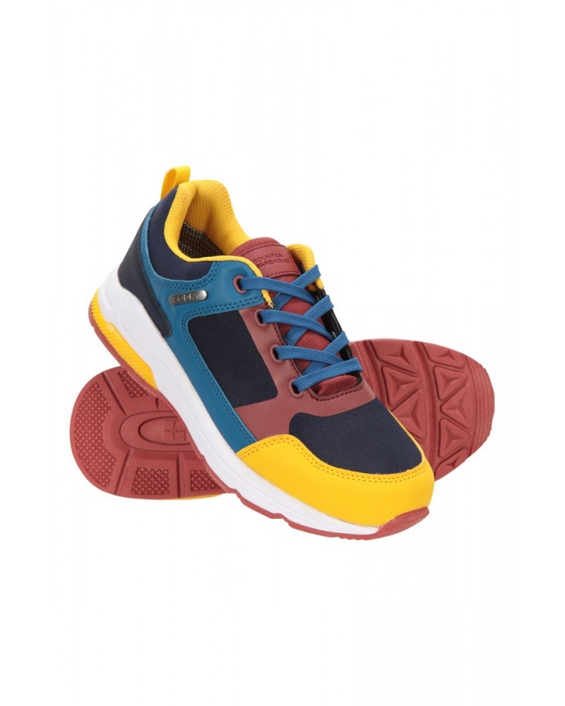 Colourblock Kids Waterproof Sneakers Navy $16.50 Footwear